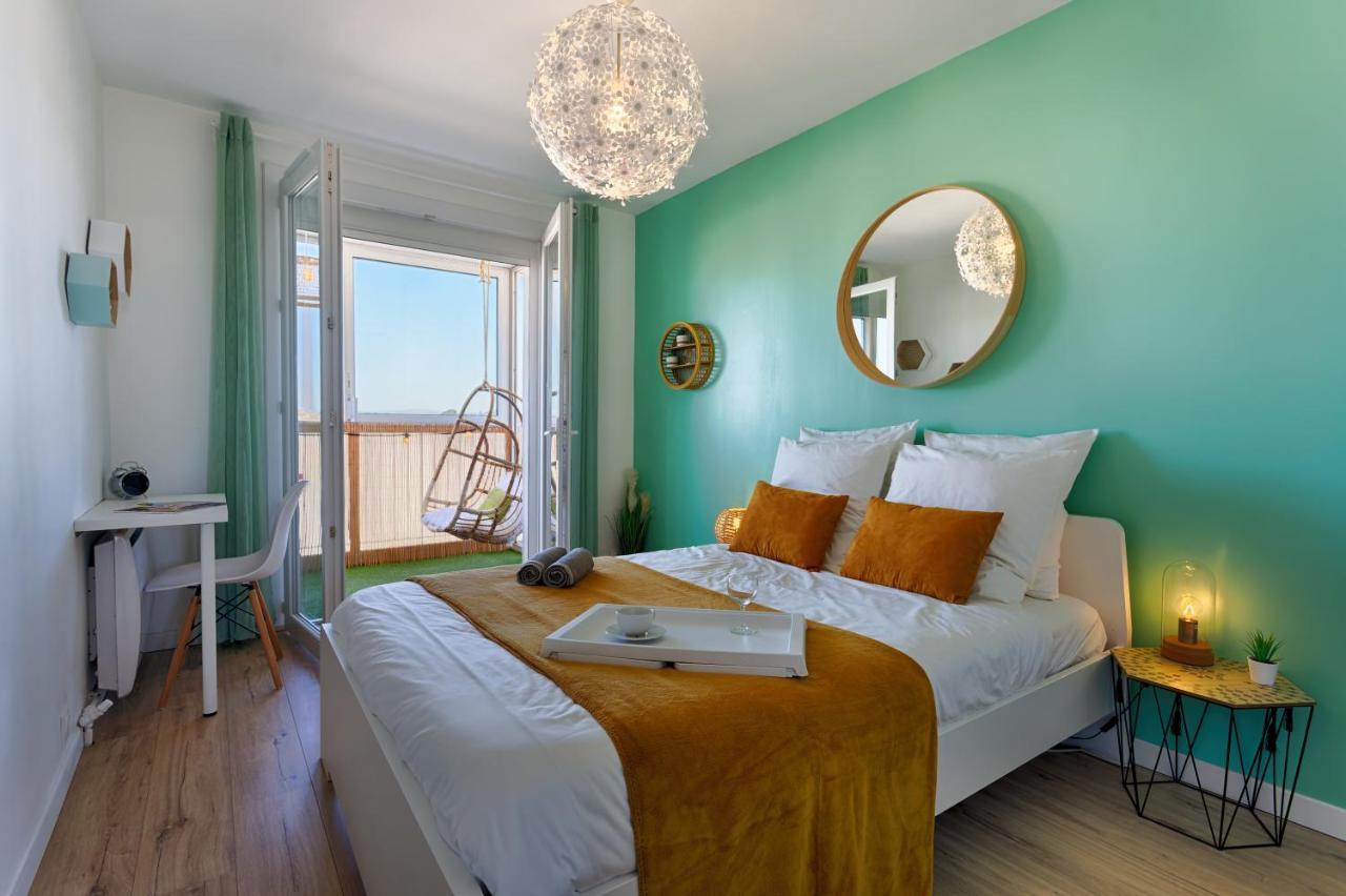 Apartamento Nid Panoramique VUE WOW ! SPAdéco - LoungeZEN - Terrasse ensoleillée - arrivée autonome - Netflix - emplacement idéal - Lumineux - rénové à neuf - Wifi Fibre - Montpellier Exterior foto